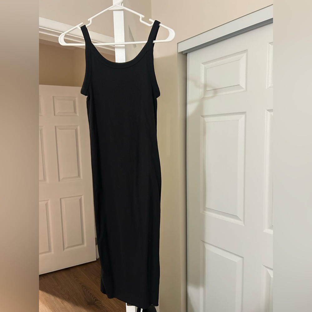 H&M Ribbed Bodycon Dress - Black